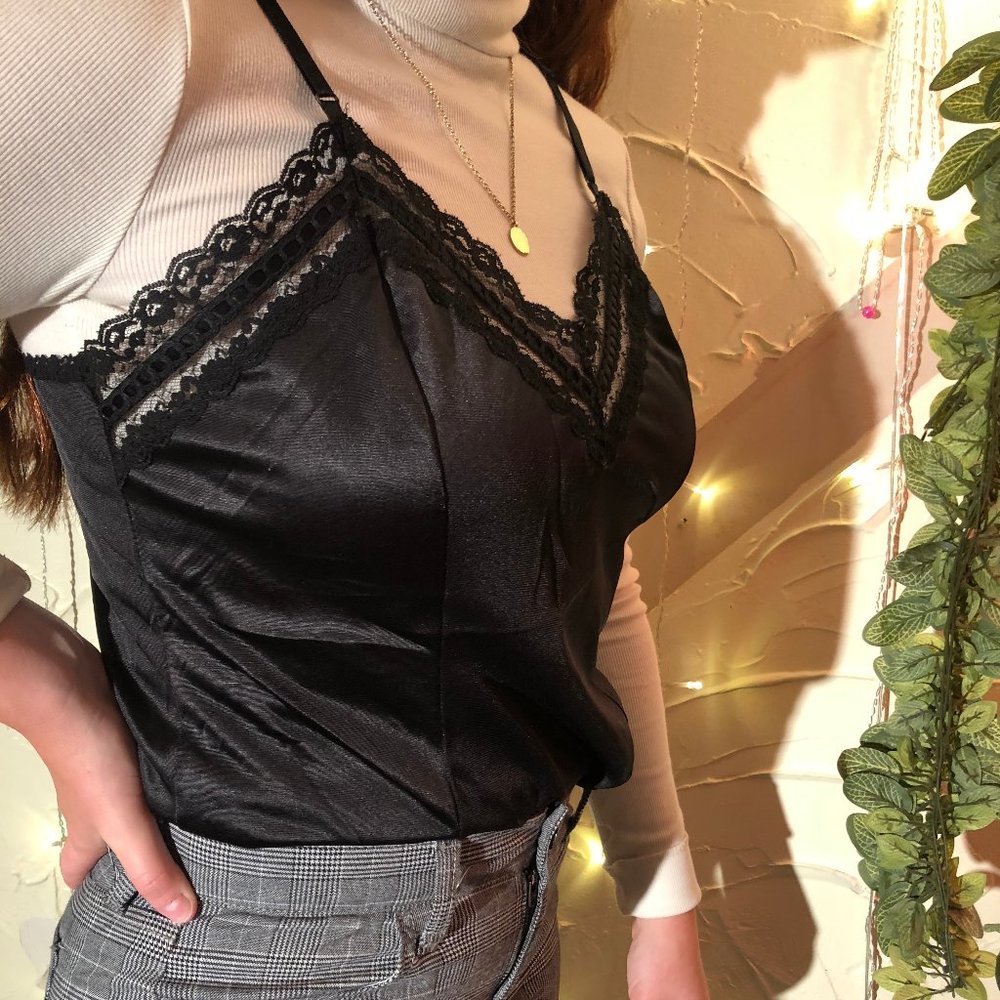 Black Silky Tank